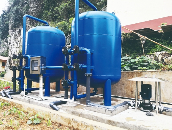 人饮工程-压力式净水设备 50吨/小时